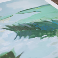 "Marsh in Celadon" Celadon Exclusive Signed Print by Blakely Made