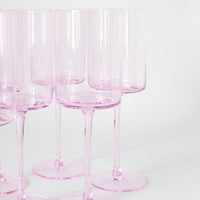 Light Pink Fruttuoso Wine Glass, Set of 6